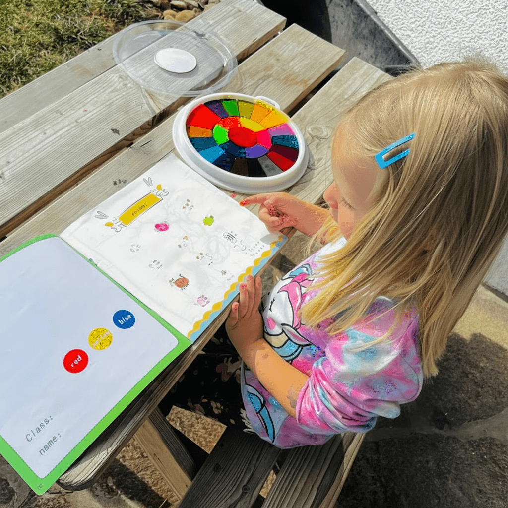 Roligt barnmålarset: Kladdfritt och kreativ lek