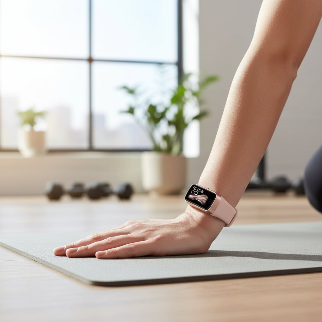 Avancerad Smartklocka med AMOLED Skärm och Fitness Tracking