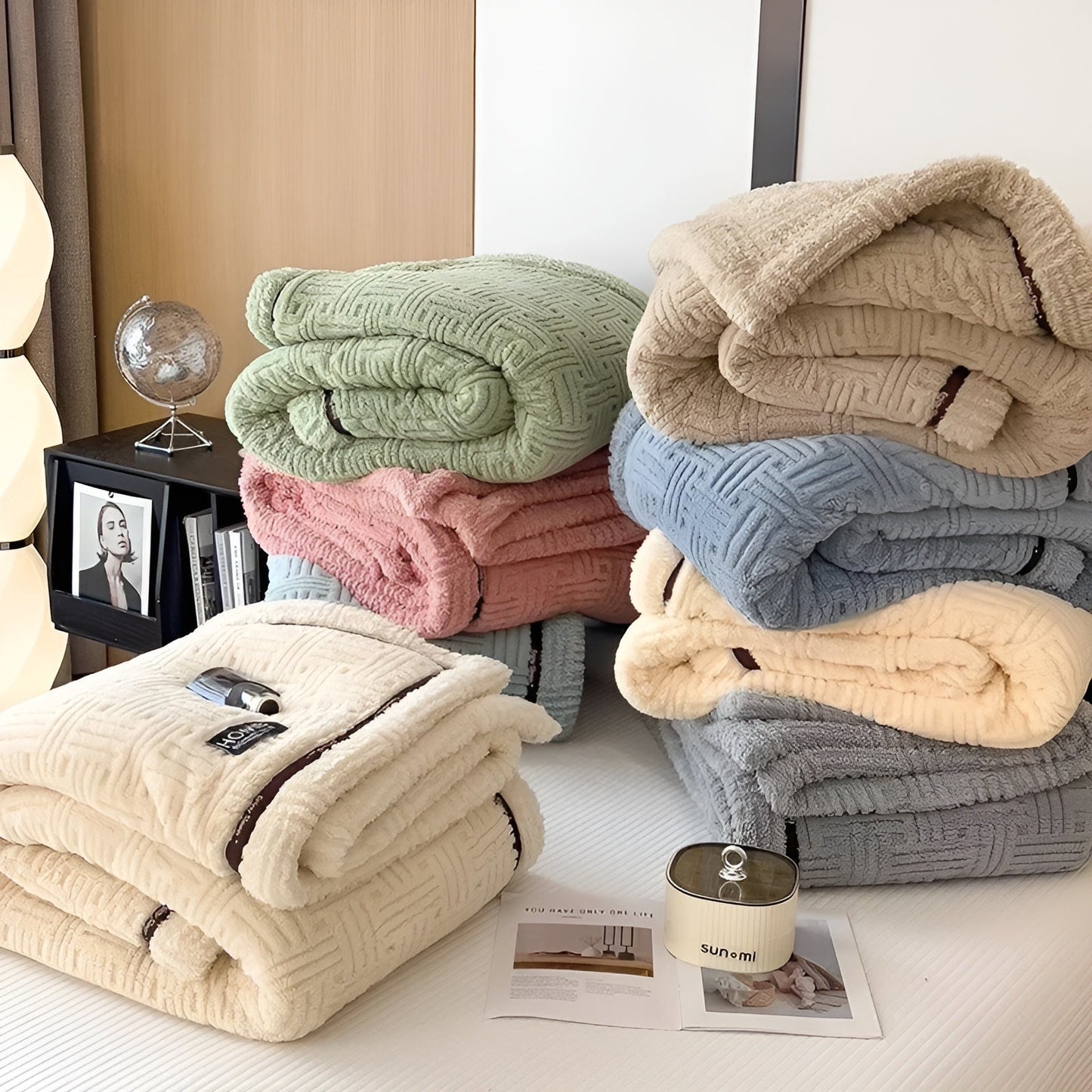 Blød Fleece Tæppe | Åndbar Varme til Alle Årstider