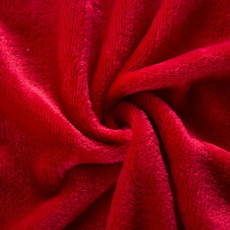 Blød fleece tæppe 150 × 200 cm | Varme hyggedecke til sofa, seng, rejser og camping