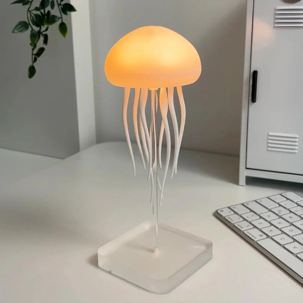 Beroligende LED-lampe med Naturtro Medusabevægelse