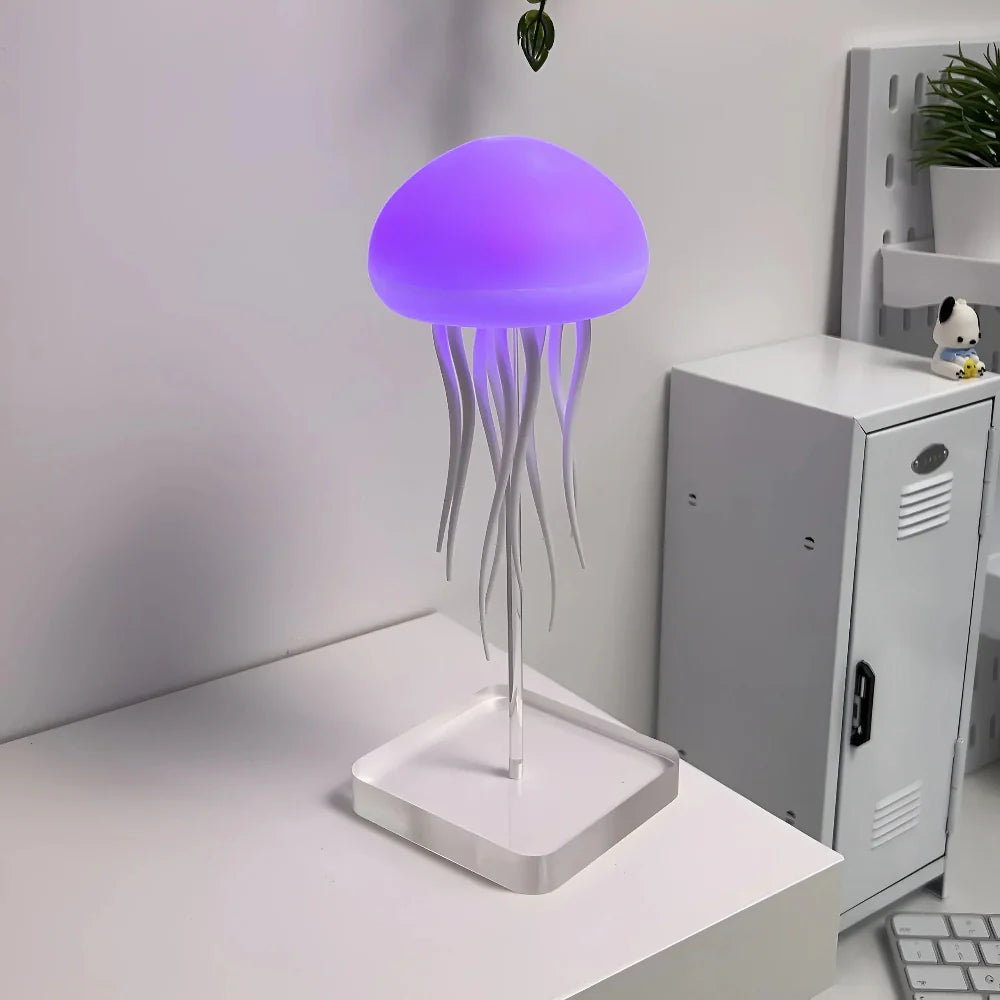Beroligende LED-lampe med Naturtro Medusabevægelse