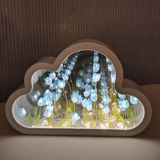 Stilren Kompakt Blomster Infinity Lampa LED