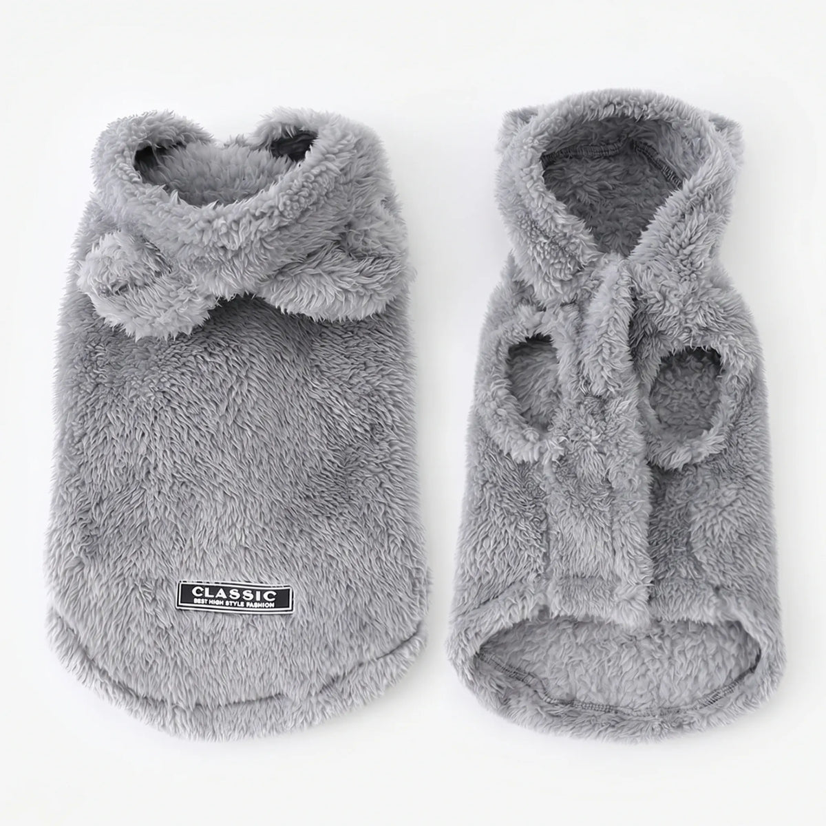 Hættetrøje til kæledyr i blød kvalitet - Fluffy Pullover