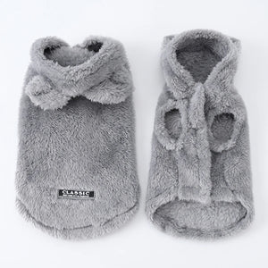 Hættetrøje til kæledyr i blød kvalitet - Fluffy Pullover