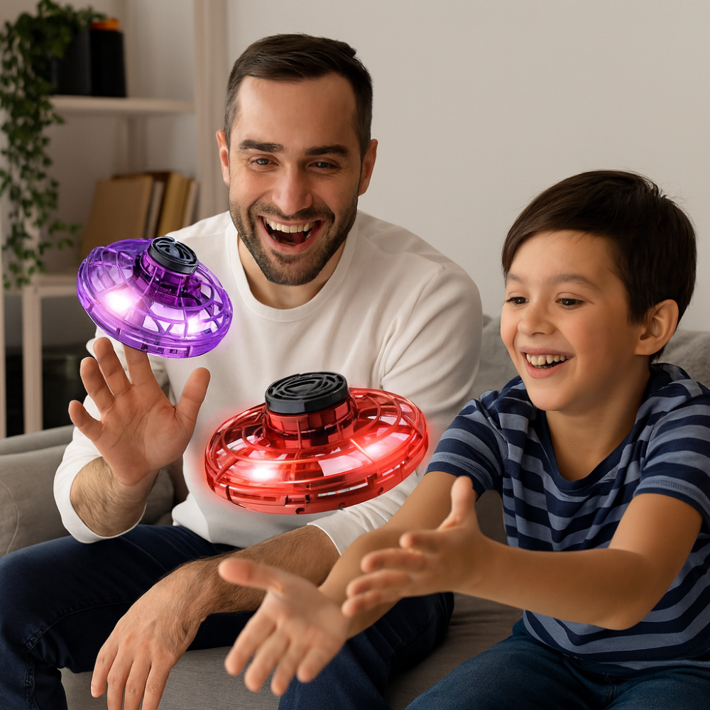 LED Flygande Leksaker, Handstyrd Spinner Flygande Spel