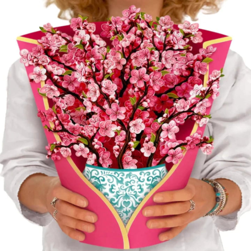 Evighedsbuket: Uforglemmelig 3D Blomsterhilsen i Kort