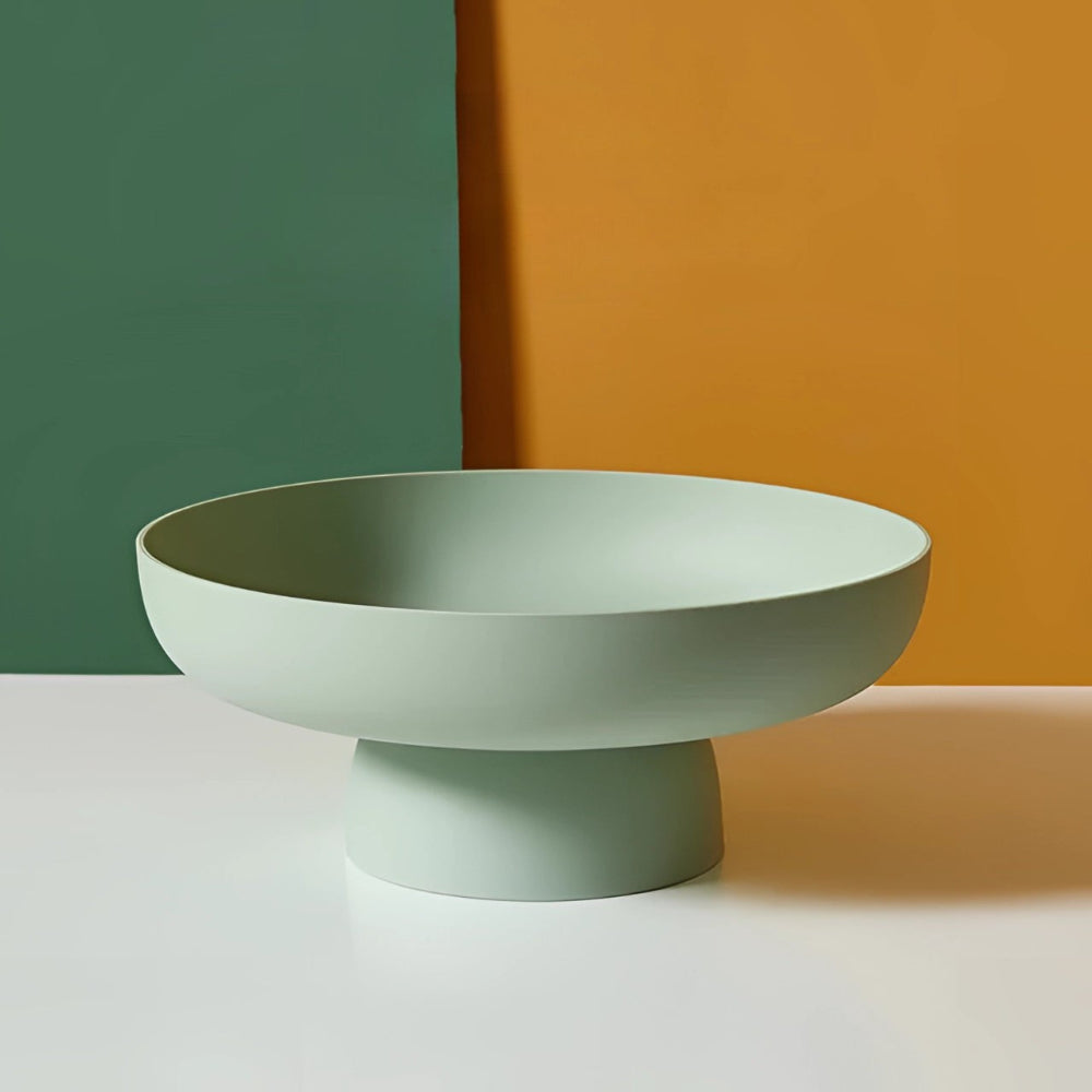 Retro fruktskål med upphöjd sockel – modern, lätt design