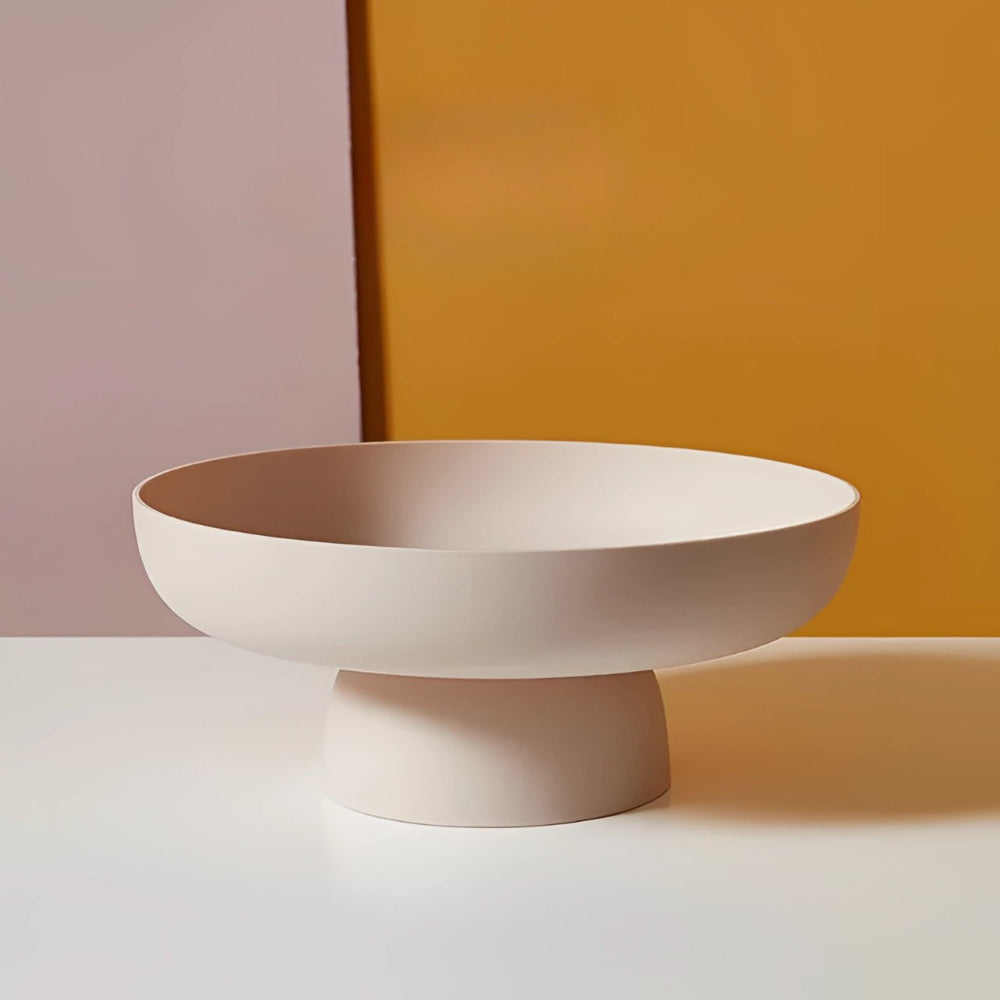 Retro fruktskål med upphöjd sockel – modern, lätt design