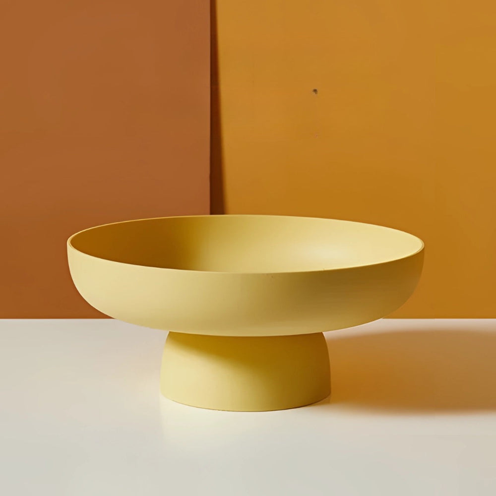 Retro fruktskål med upphöjd sockel – modern, lätt design