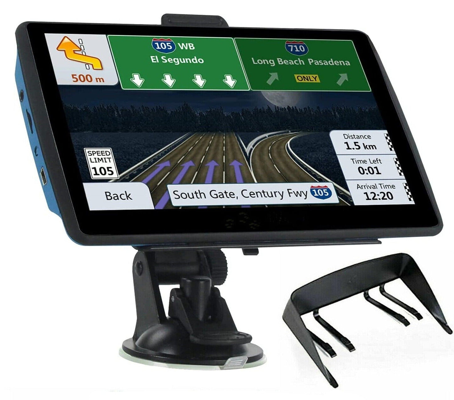 7-tums GPS-navigering med Live Traffic och Europakartor