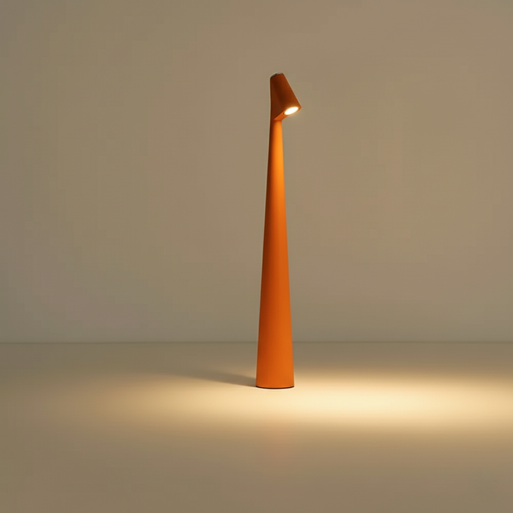 Trådlös LED-bordslampa med minimalistisk nordisk design