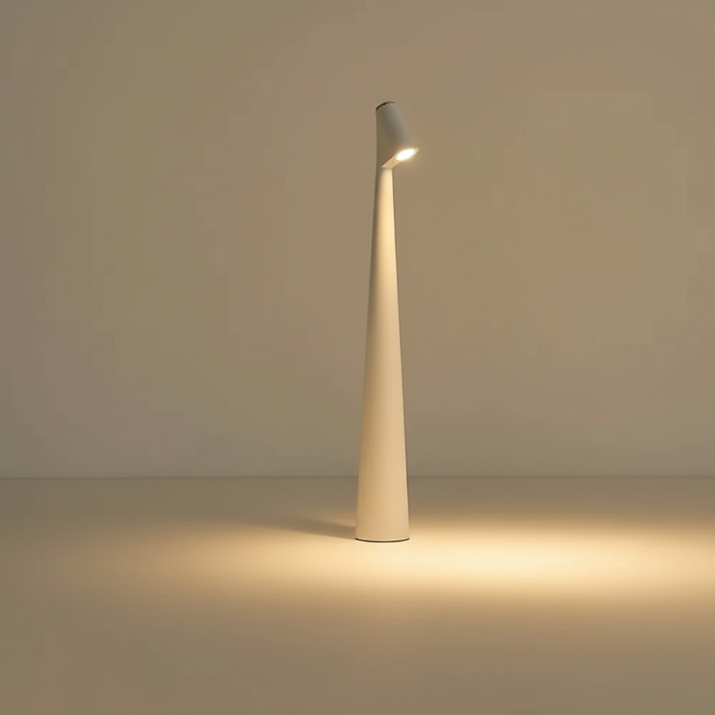 Trådlös LED-bordslampa med minimalistisk nordisk design