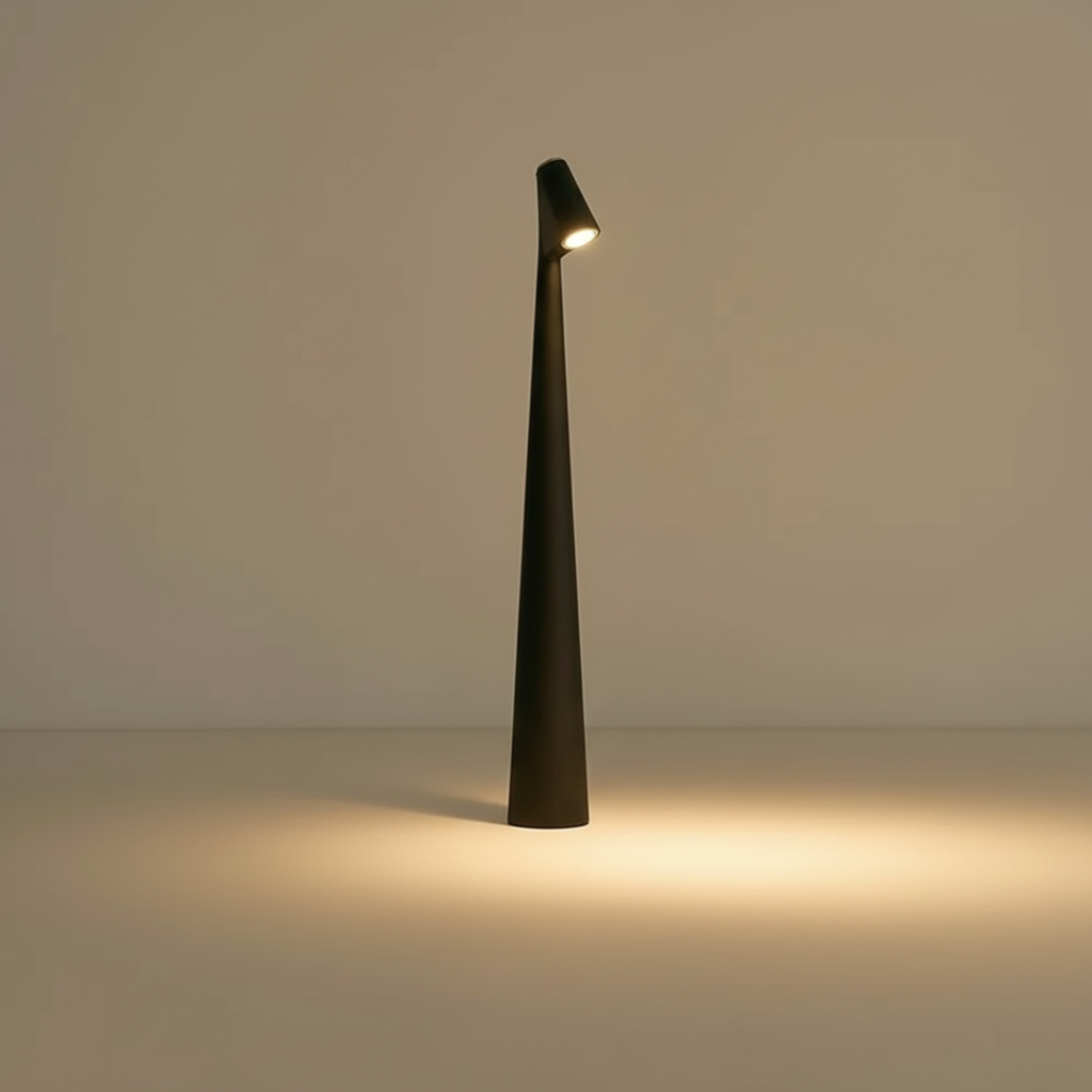 Trådlös LED-bordslampa med minimalistisk nordisk design