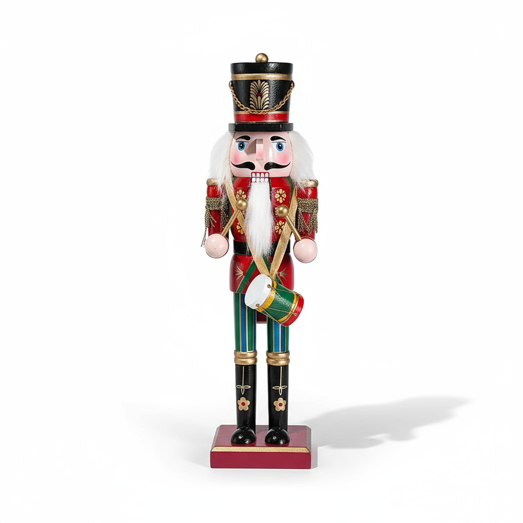 Klassisk Nötknäpparfigur i Resin för Julmys