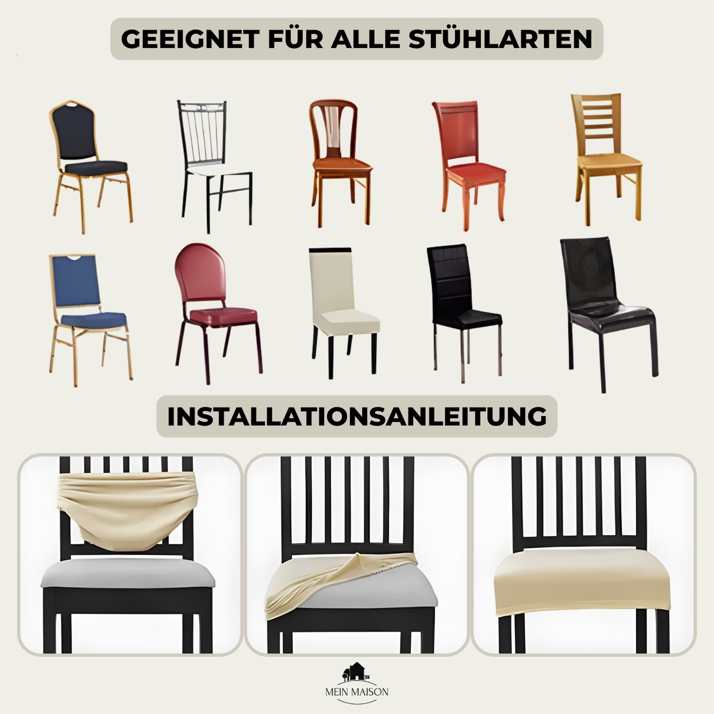 2+2 GRATIS | ElegantSeat – Snyggt skydd för dina möbler!