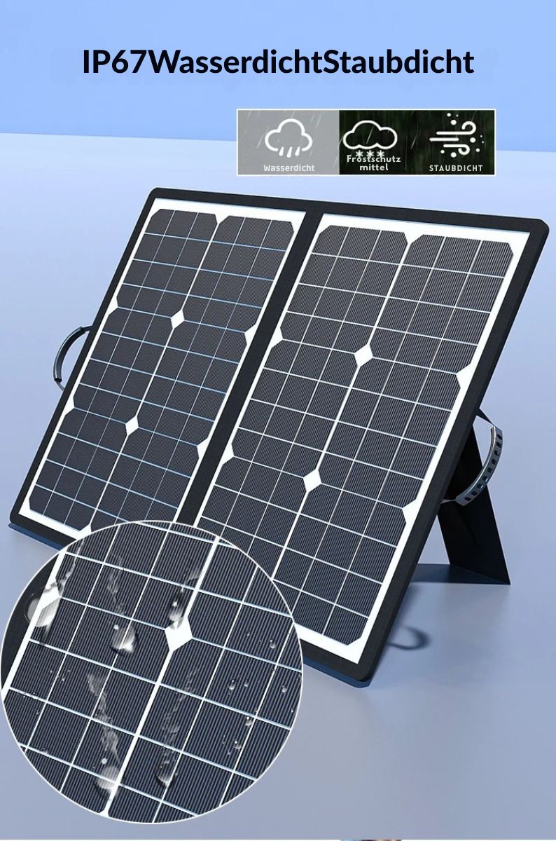 Flexibel solpanelssats 1000W för camping och resor