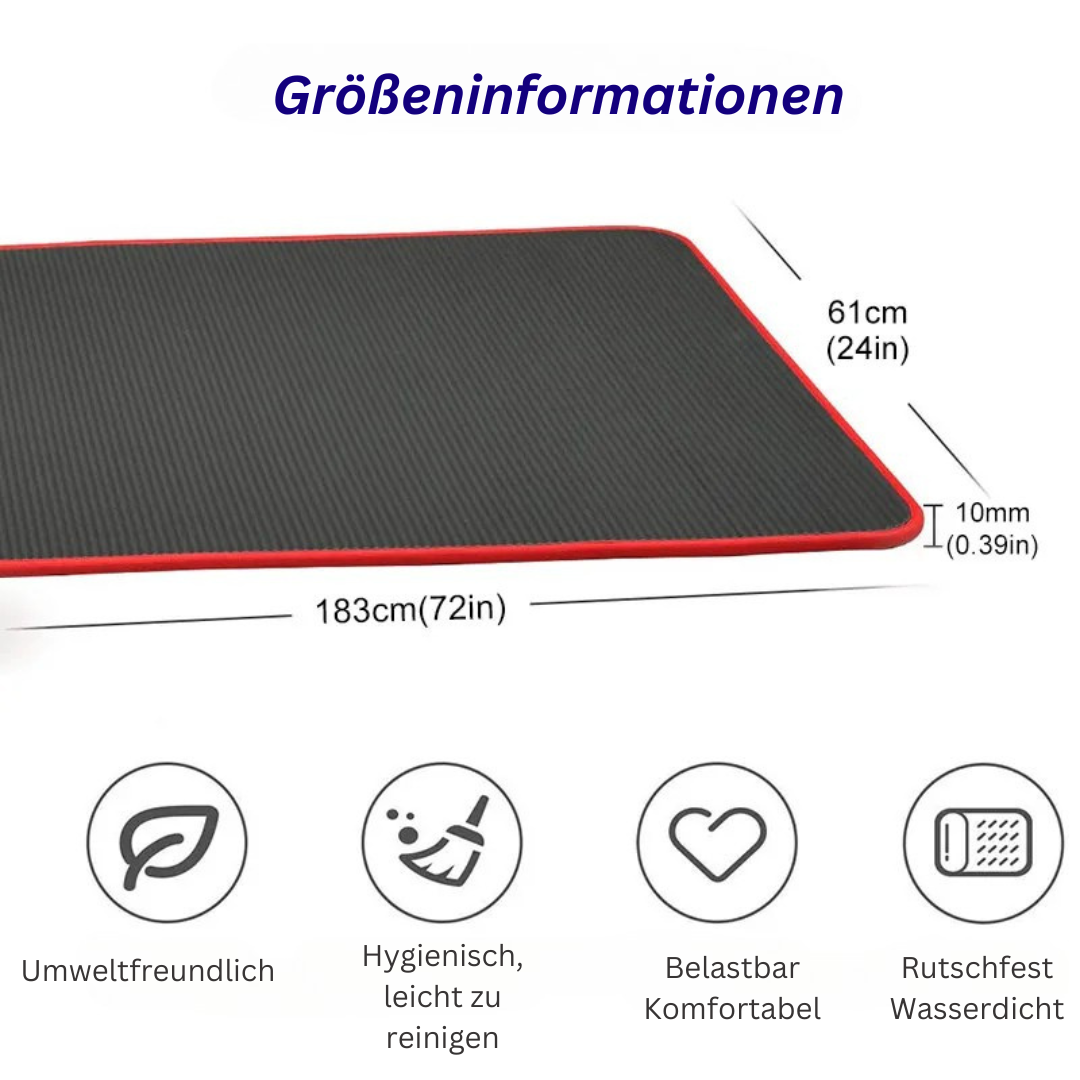 Superbekväm yogamatta - EcoGrip