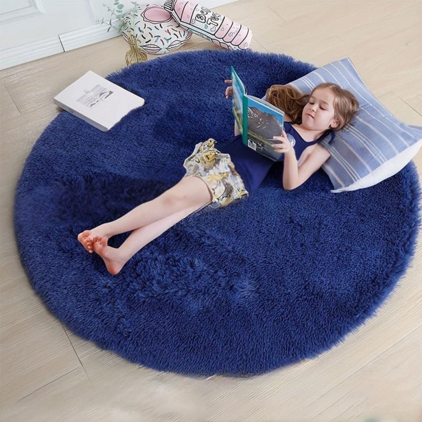 Rund Mjuk Matta - CozyNest