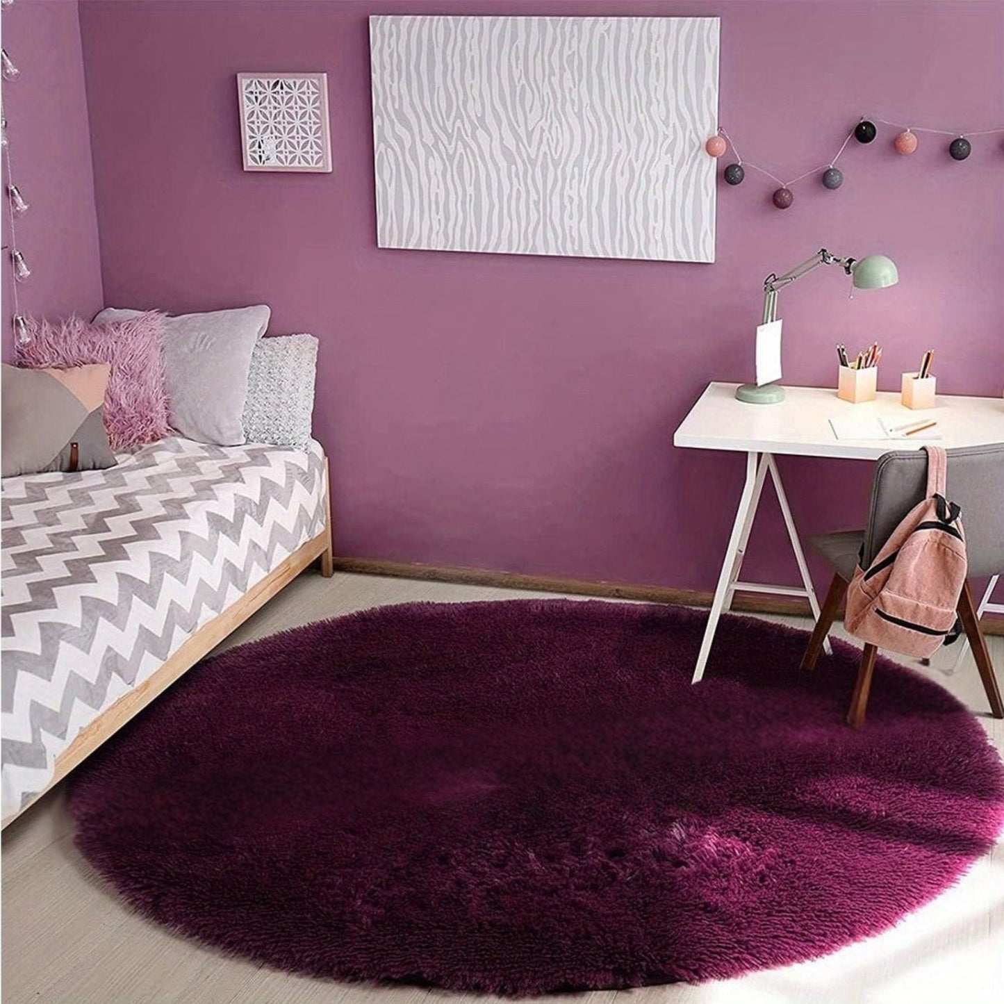 Rund Mjuk Matta - CozyNest