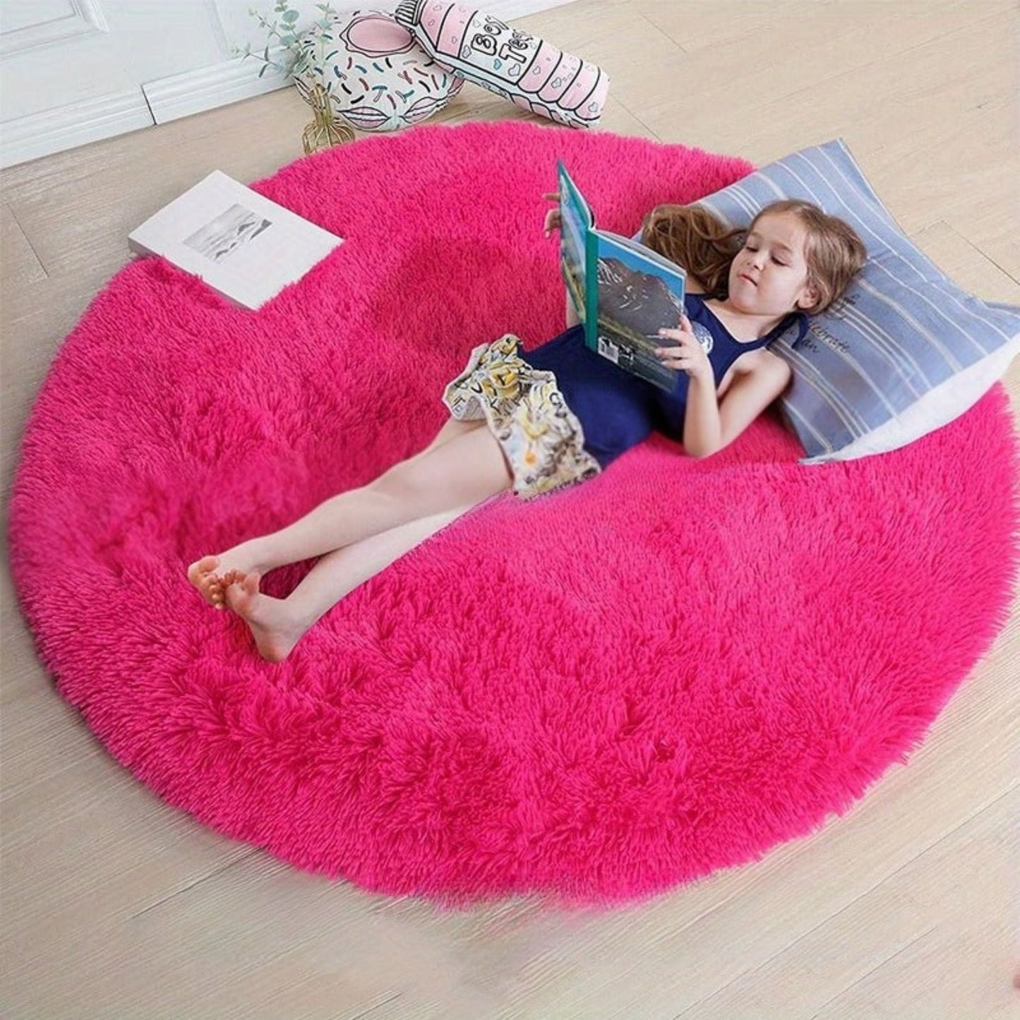 Rund Mjuk Matta - CozyNest