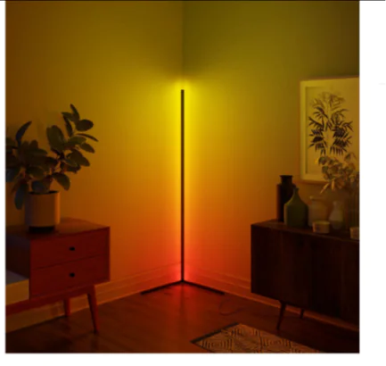Slim RGB Drømmefarve Gulvlampe – Musik Synkronisering og App Kontrol