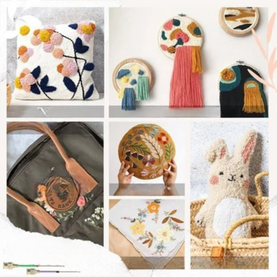 Kreativt Broderisæt med Interchangeable Nåle