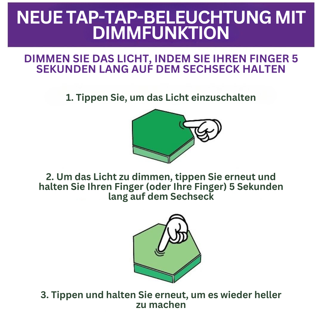 Interaktiv Hexagonal Belysning – GlowHex