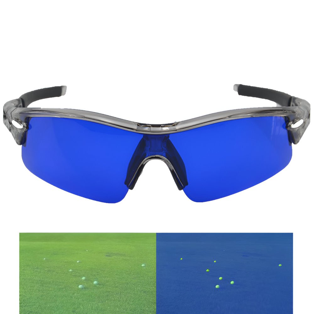 Golfbriller med Blåt Filter for Hurtigere Boldopsporing