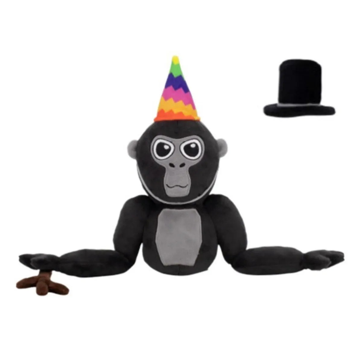 Farverig Abekat Plush Figur