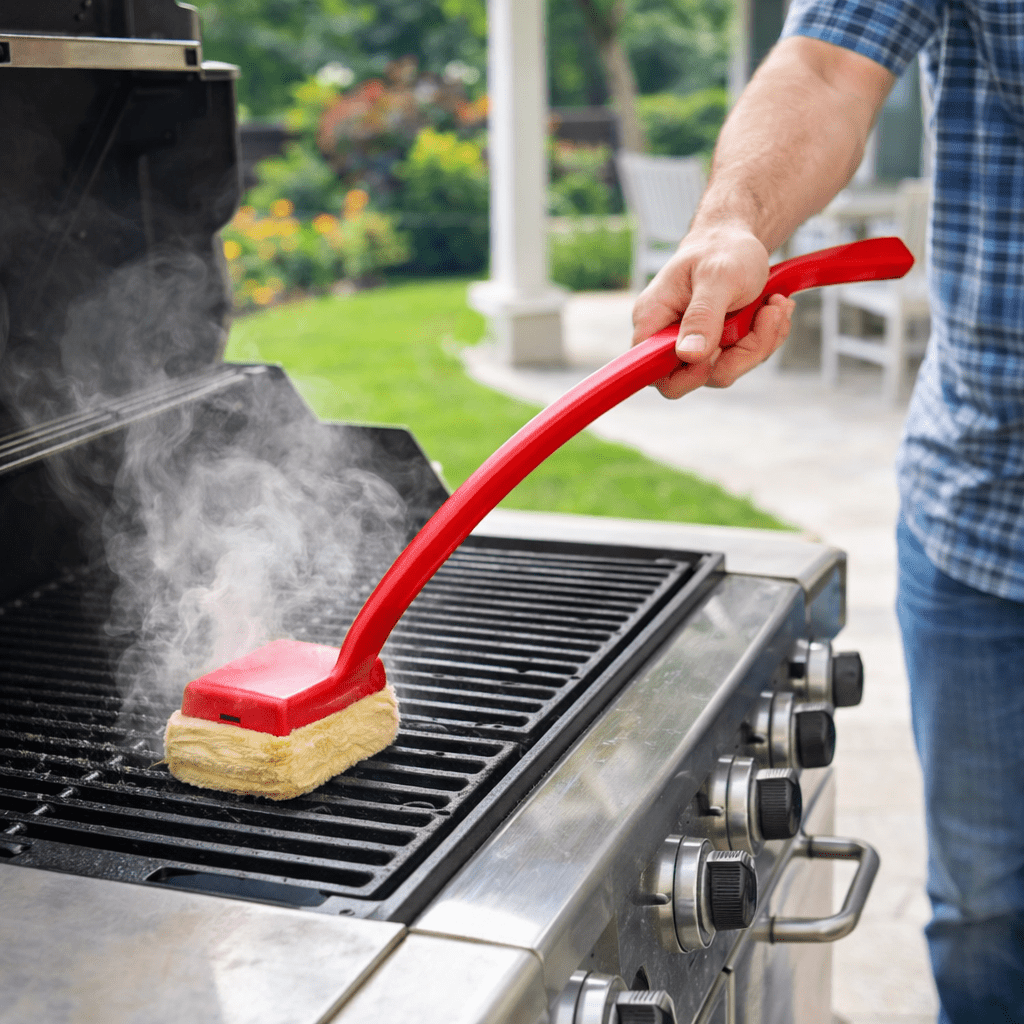 Sikker Grillbørste uden Børster med Damp til Effektiv Rengøring