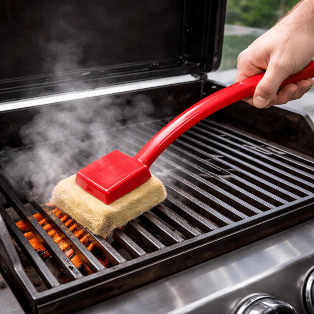 Sikker Grillbørste uden Børster med Damp til Effektiv Rengøring