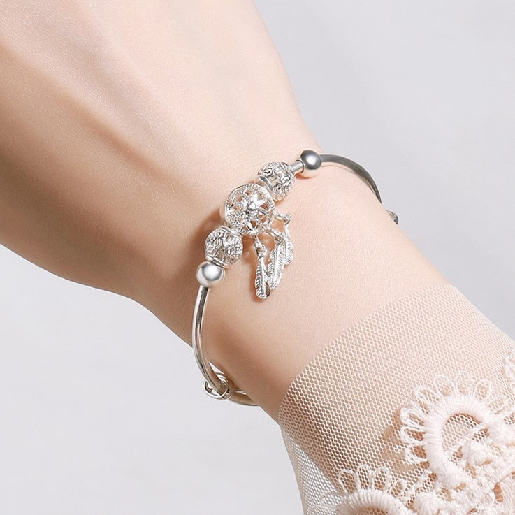 Drömfångararmband med Eleganta Pärlor