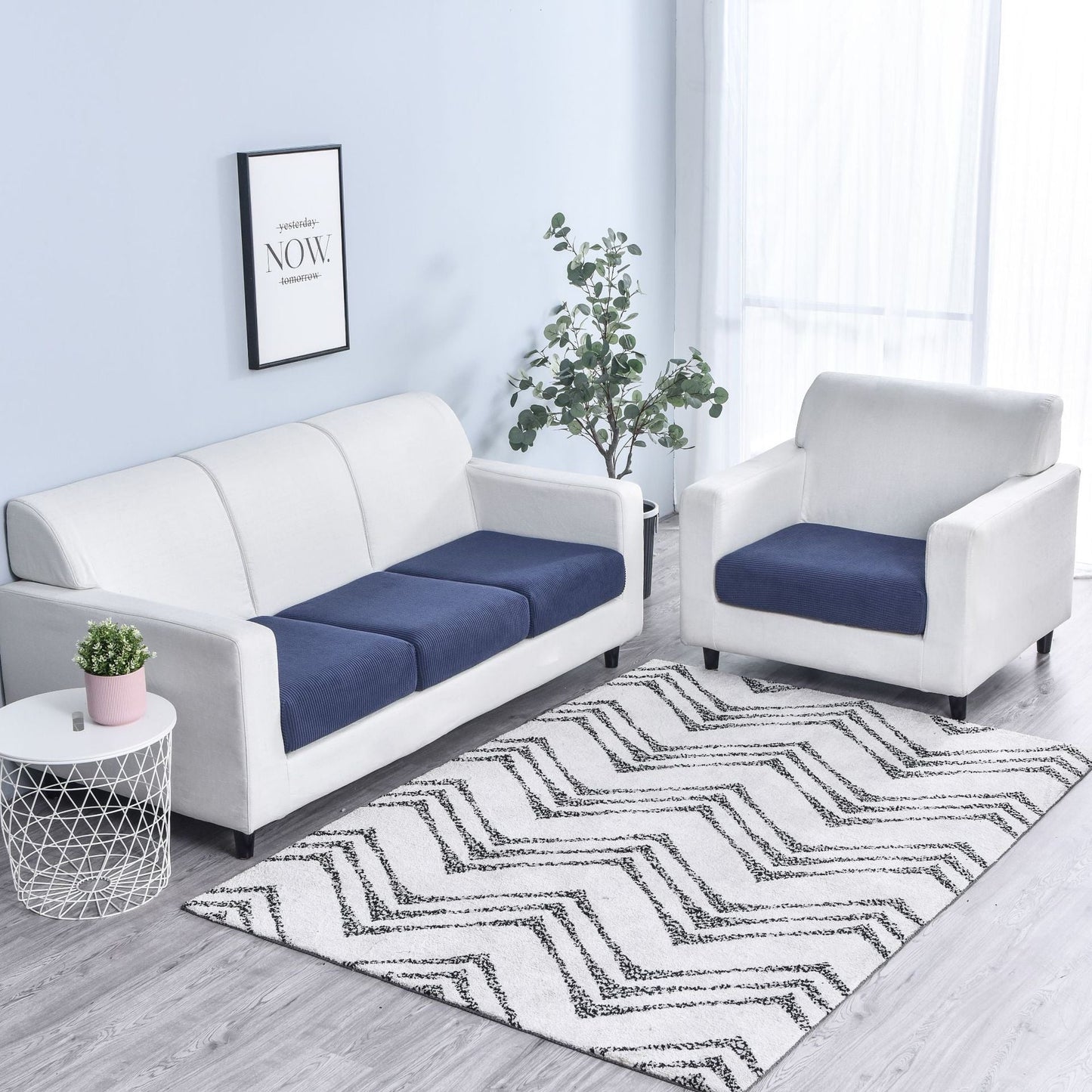 Jacquard Stretchigt Kuddfodral Soffa