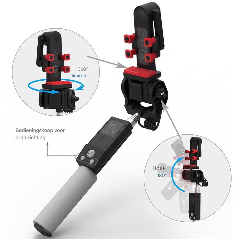 360° Rotationsselviepind med Bluetooth-fjernbetjening