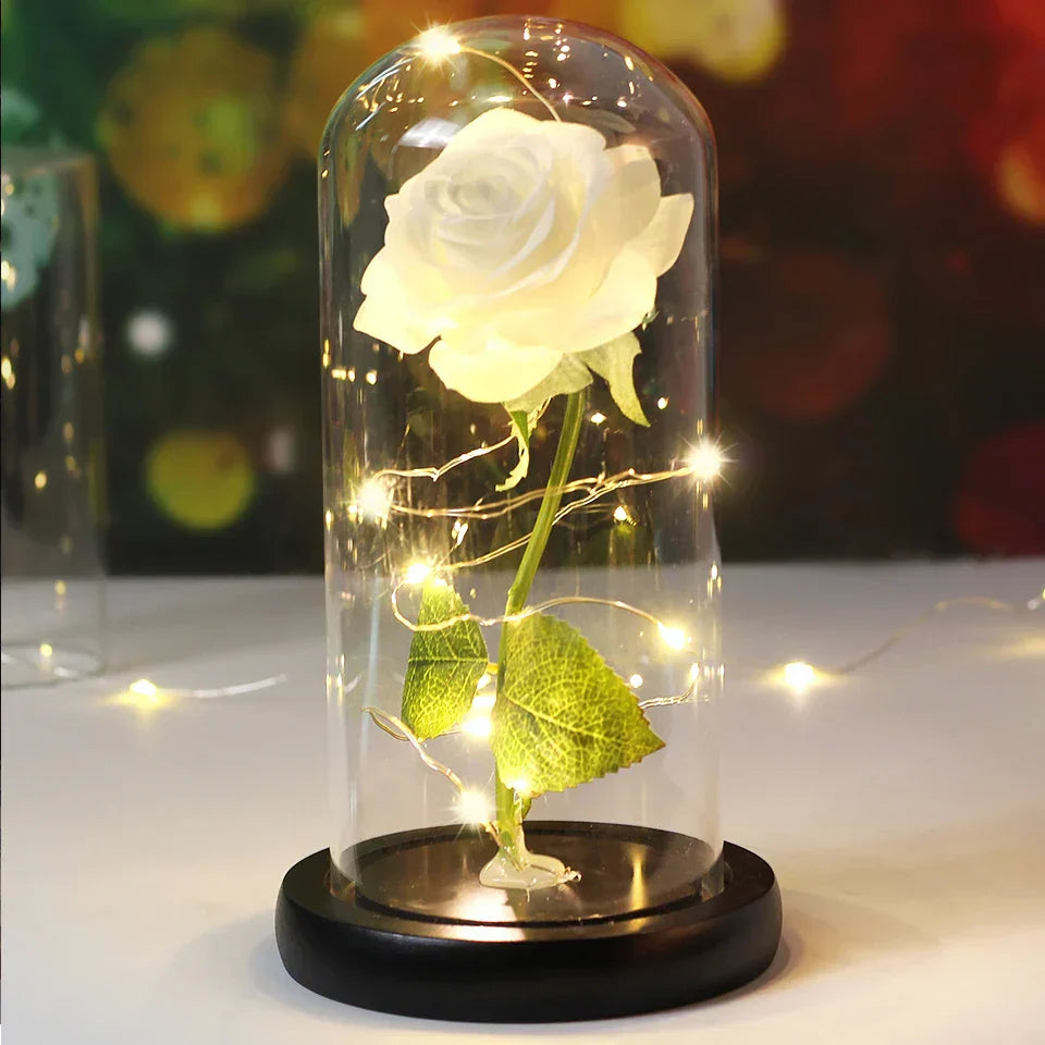 Elegant Rosa LED Kuppel – Lysende Dekoration til Bryllupper og Begivenheder