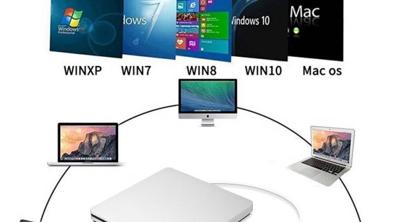 Bärbar extern DVD-brännare till MacBook Air – för optiska enheter