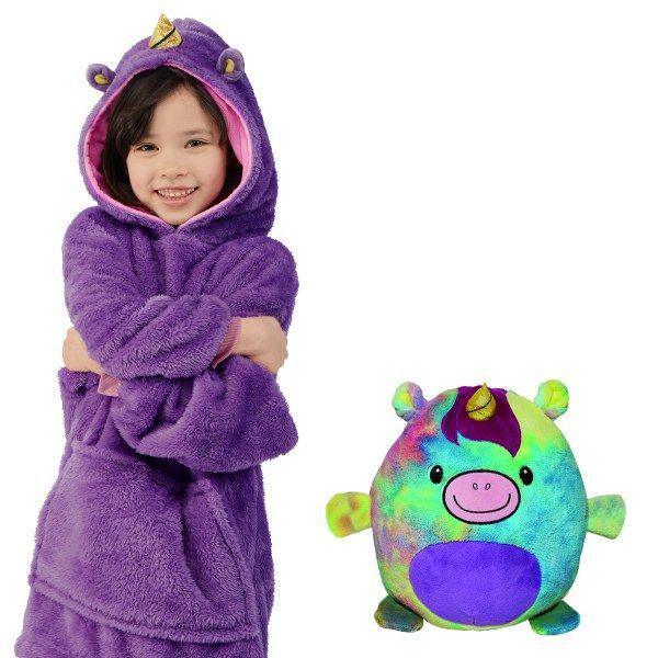 Barnhoodie med mjuk leksaksfunktion – Momo