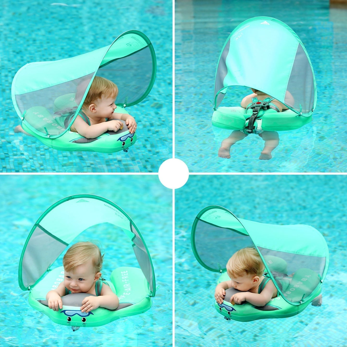 Säker Babysimtränare med Justerbart 360° Skydd