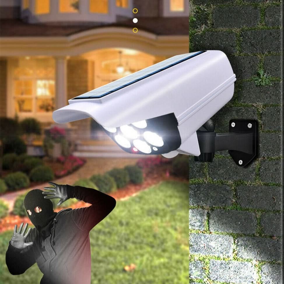 Intelligent solreflektor med rörelsesensor för säkerhet och belysning