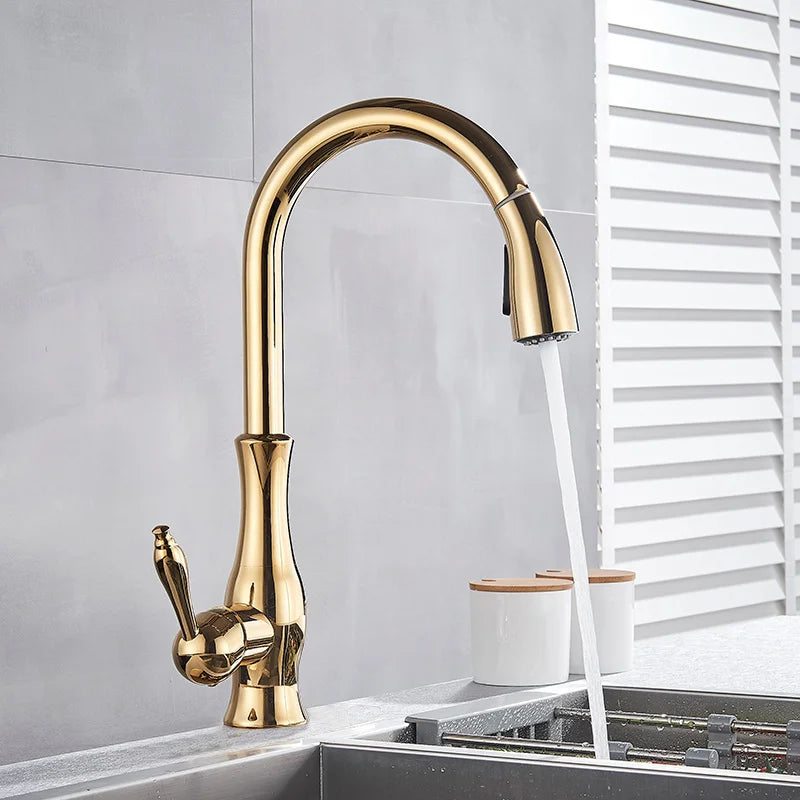 GlamFaucet Köksblandare - Kvalitetskran i guld