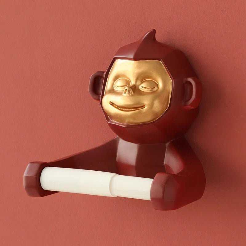 Happy Monkey Harpiksholder til Toiletpapir