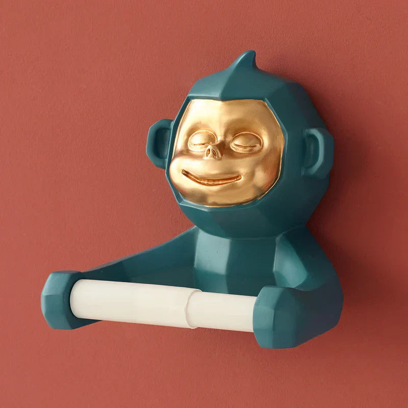 Happy Monkey Harpiksholder til Toiletpapir