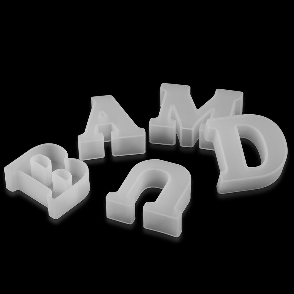 3D silikonform för chokladbokstäver – kreativitet i köket