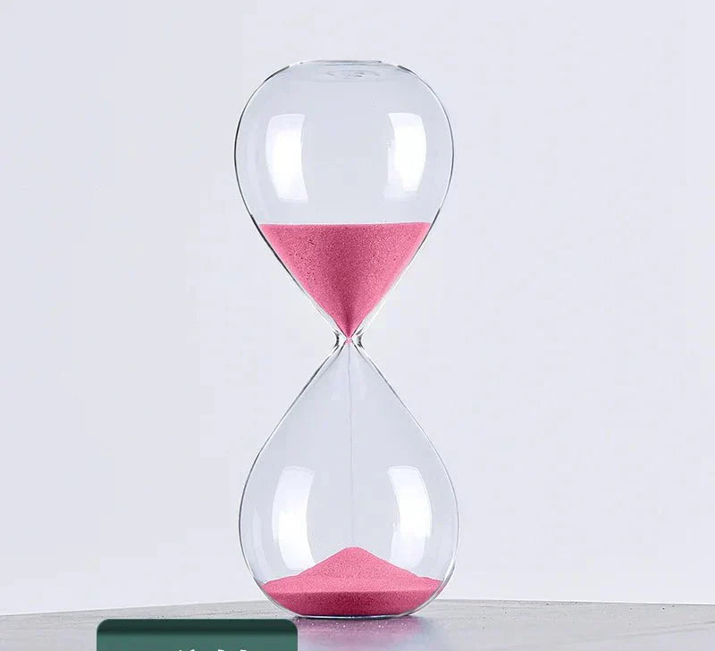 Glas Timeglas Dekoration med 5/10/30/60 Minutters Timer