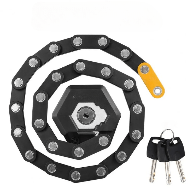 Ultra-stærk cykellås i zinklegering for maksimal sikkerhed