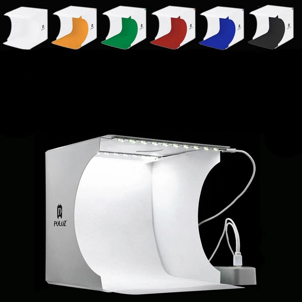 Bærbart Fotostudie med LED-belysning – SnapBox