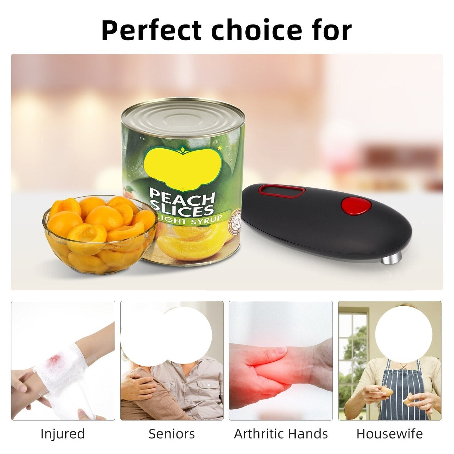 One Touch Automatisk Dåseåbner