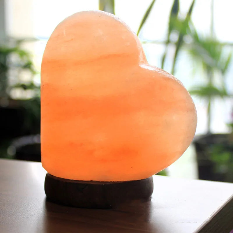 LED Kristall Nattlampa med Färgskiftande USB Himalayasaltlampa
