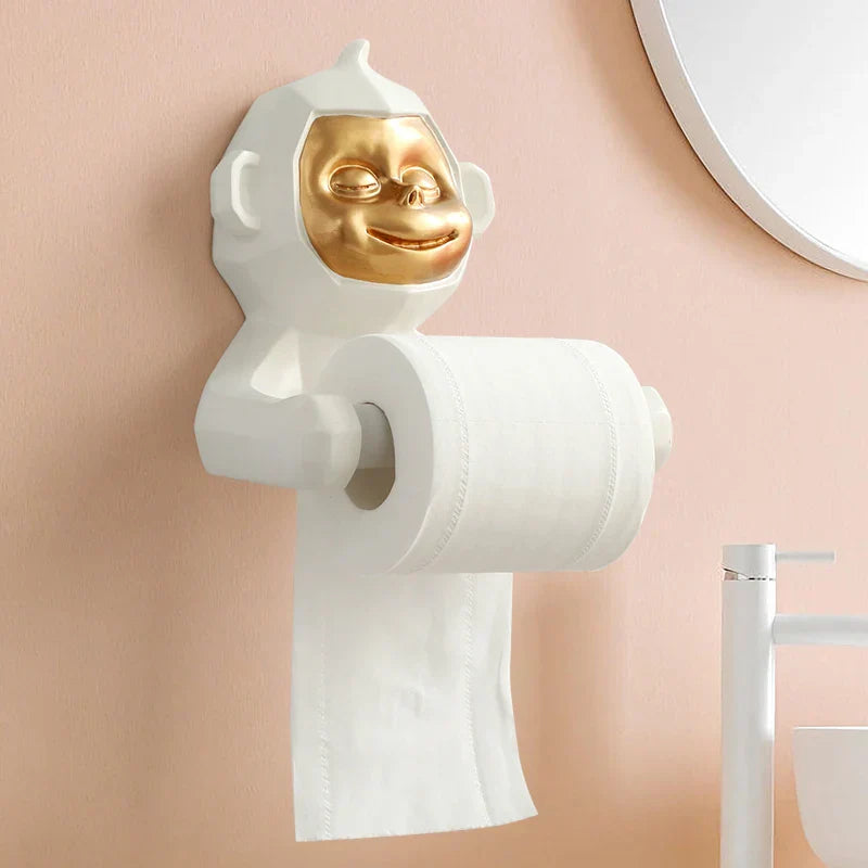 Happy Monkey Harpiksholder til Toiletpapir